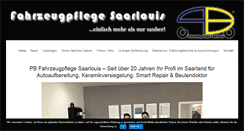 Desktop Screenshot of pb-fahrzeugpflege.de