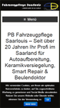 Mobile Screenshot of pb-fahrzeugpflege.de
